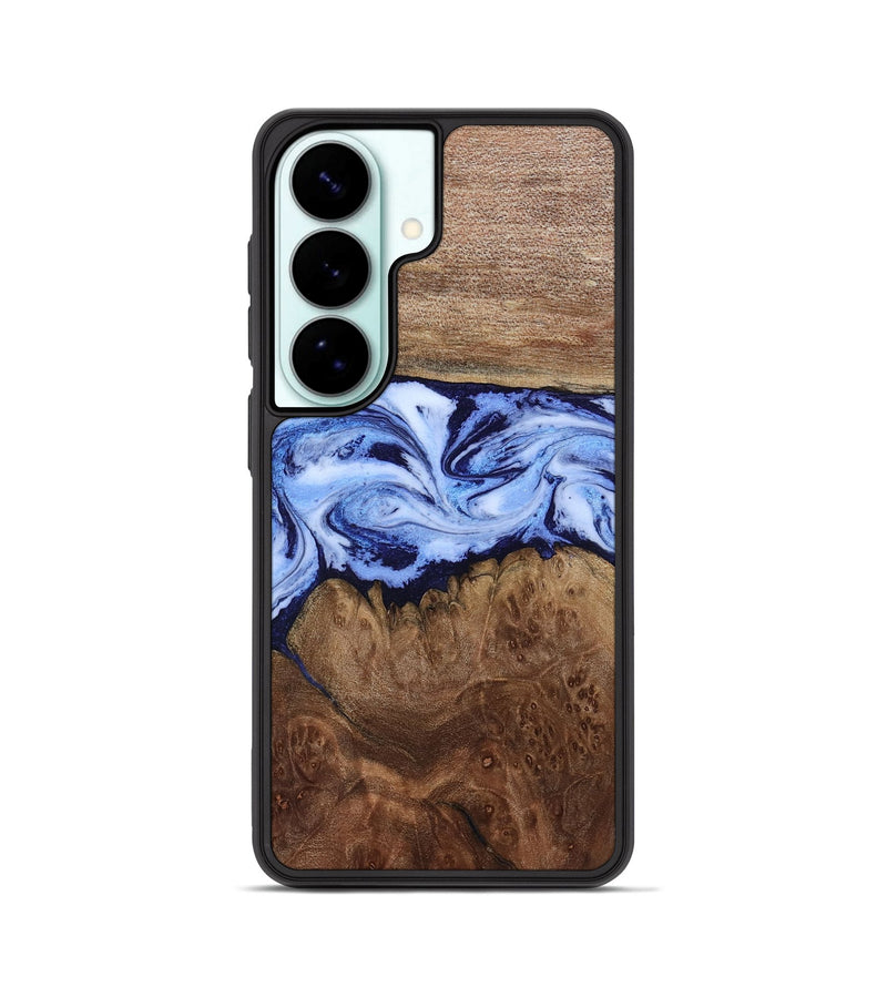 Galaxy S26 Wood Phone Case - Megan (Blue, 806722)