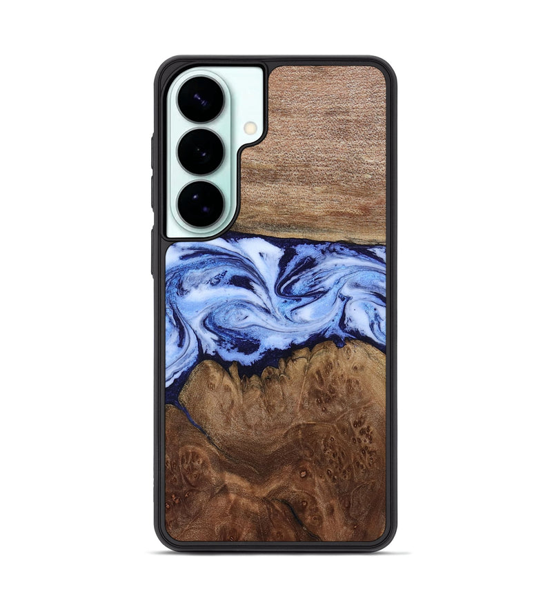 Galaxy S26 Plus Wood Phone Case - Megan (Blue, 806722)