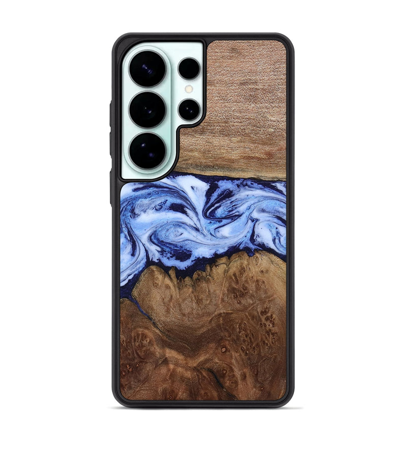 Galaxy S26 Ultra Wood Phone Case - Megan (Blue, 806722)