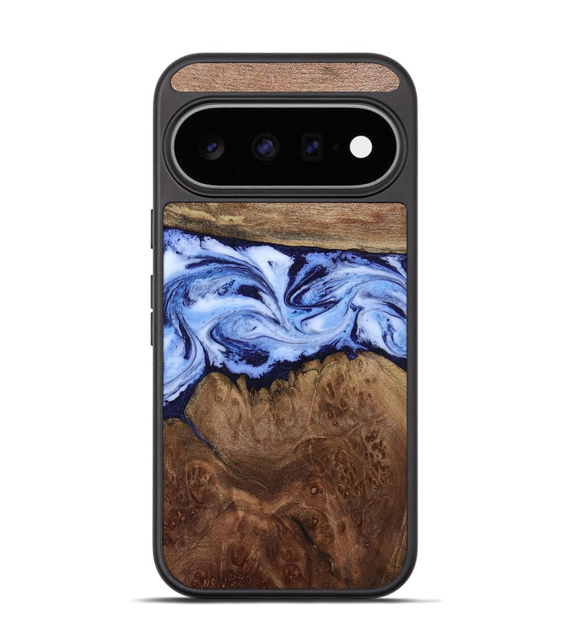 Pixel 11 Wood Phone Case - Megan (Blue, 806722)