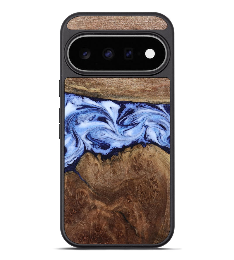 Pixel 11 Pro XL Wood Phone Case - Megan (Blue, 806722)