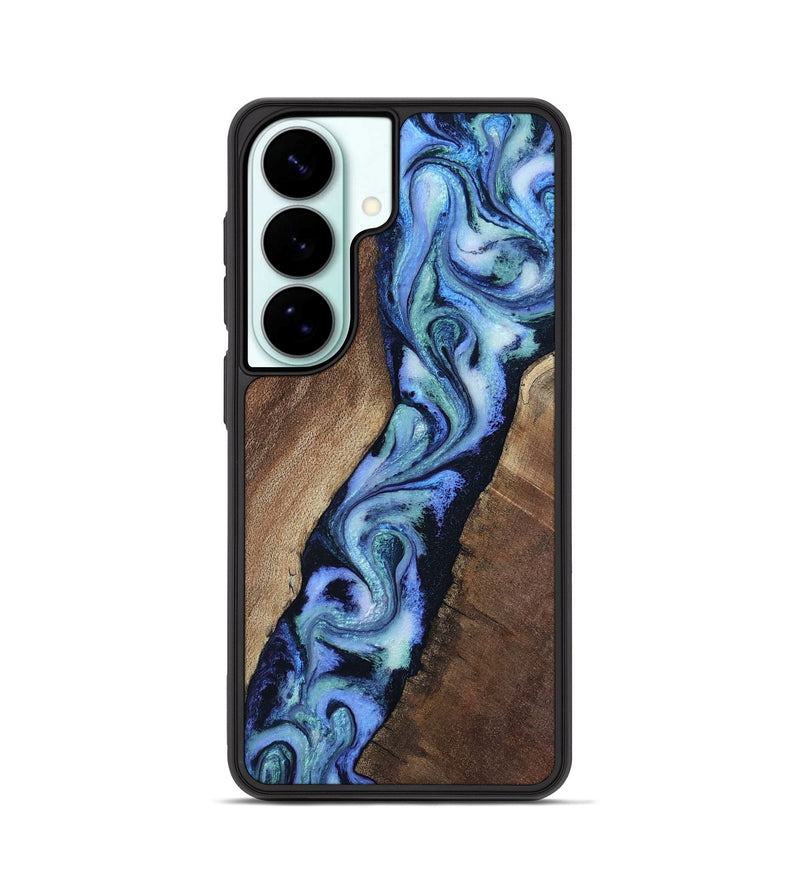 Galaxy S26 Wood Phone Case - Arely (Blue, 806726)