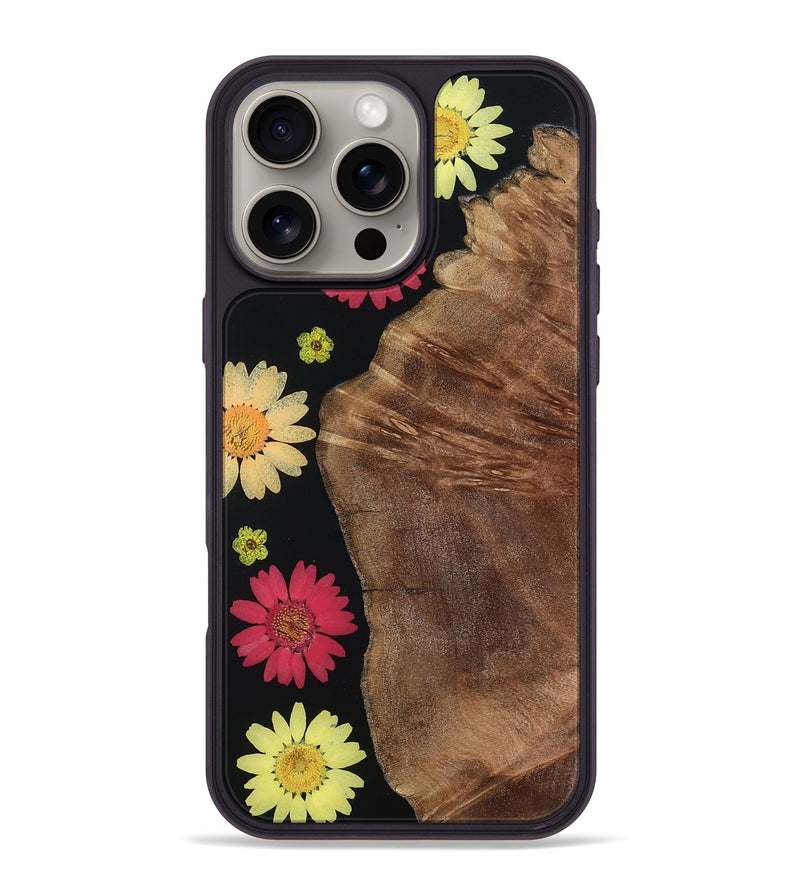 iPhone 16 Pro Max Wood Phone Case - Jalisa (Bloom, 806771)