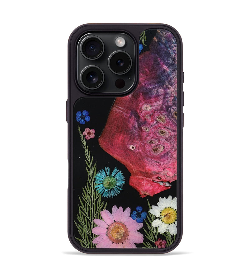 iPhone 16 Pro Wood Phone Case - Corina (Bloom, 806774)