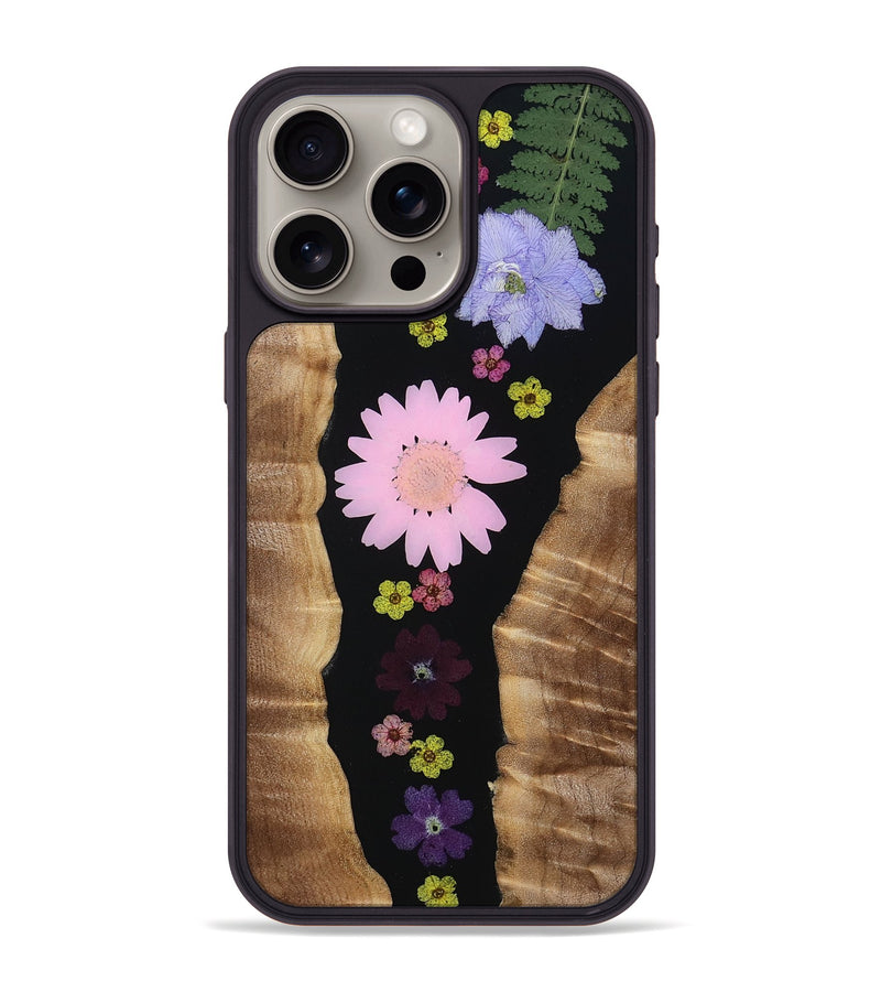 iPhone 15 Pro Max Wood Phone Case - Zara (Bloom, 806785)