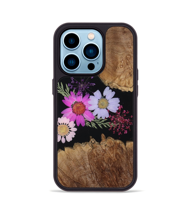 iPhone 14 Pro Wood Phone Case - Karson (Bloom, 806790)