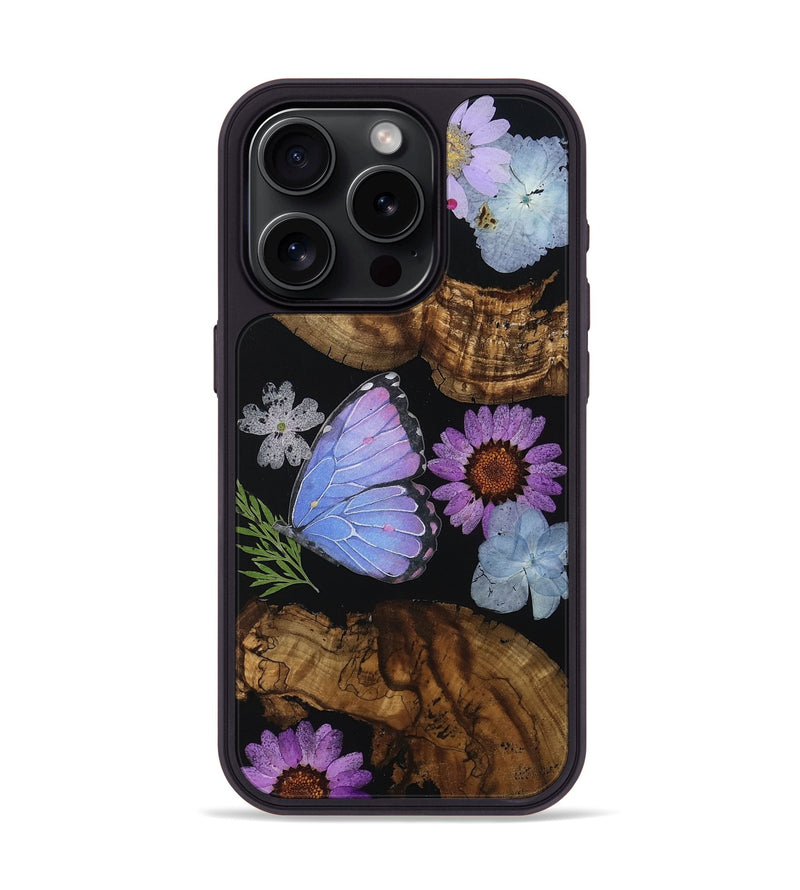 iPhone 15 Pro Wood Phone Case - Garrick (Bloom, 806801)