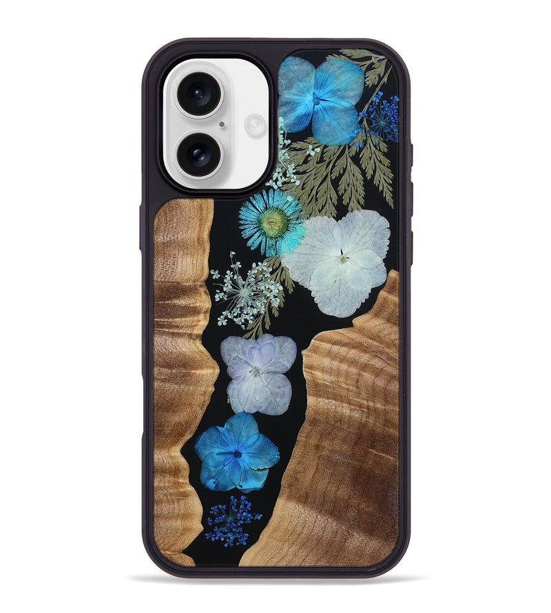 iPhone 16 Plus Wood Phone Case - Noelia (Bloom, 806804)