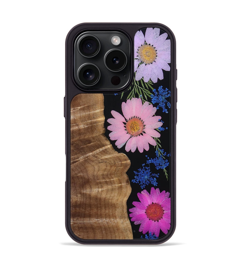 iPhone 16 Pro Wood Phone Case - Donavan (Bloom, 806805)