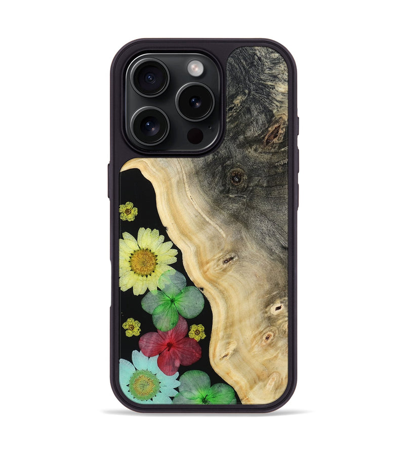 iPhone 16 Pro Wood Phone Case - Vina (Bloom, 806809)