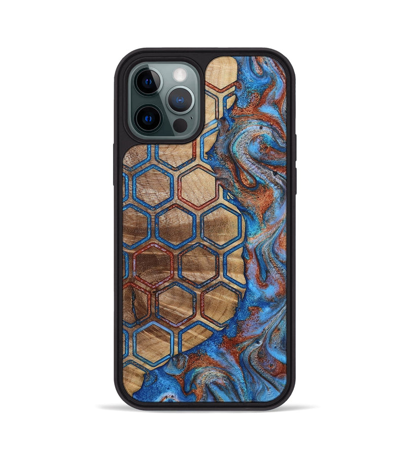 iPhone 12 Pro Wood Phone Case - Tracey (Pattern, 806922)