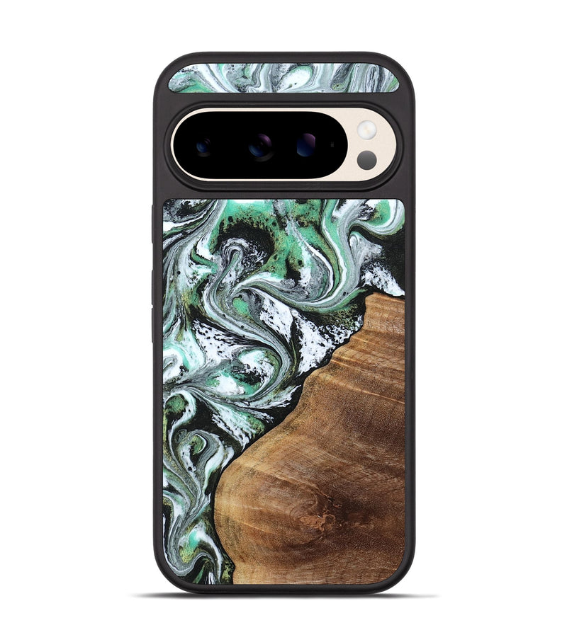 Pixel 10 Wood Phone Case - Jayden (Green, 806932)