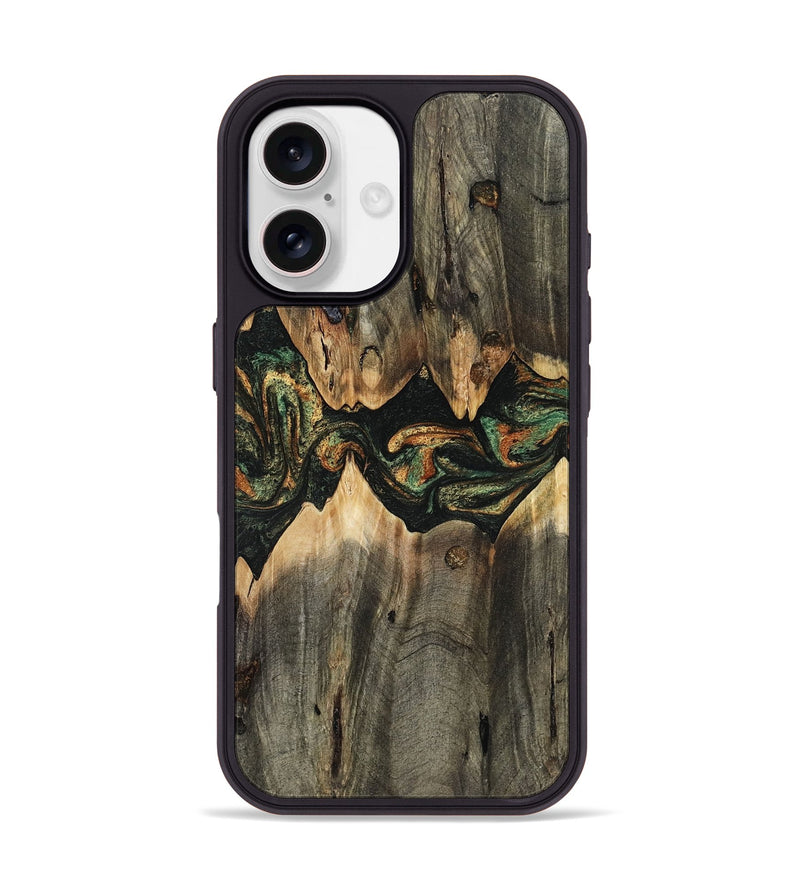 iPhone 17 Wood Phone Case - Dejah (Green, 806933)