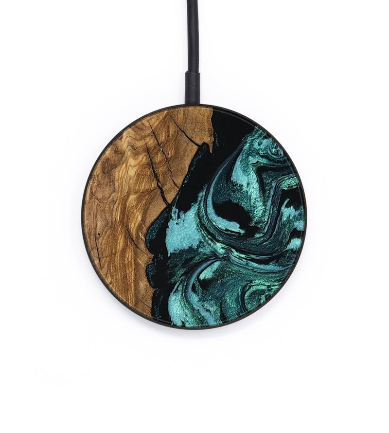 Circle Wood Wireless Charger - Tod (Ancient Olive, 806937)