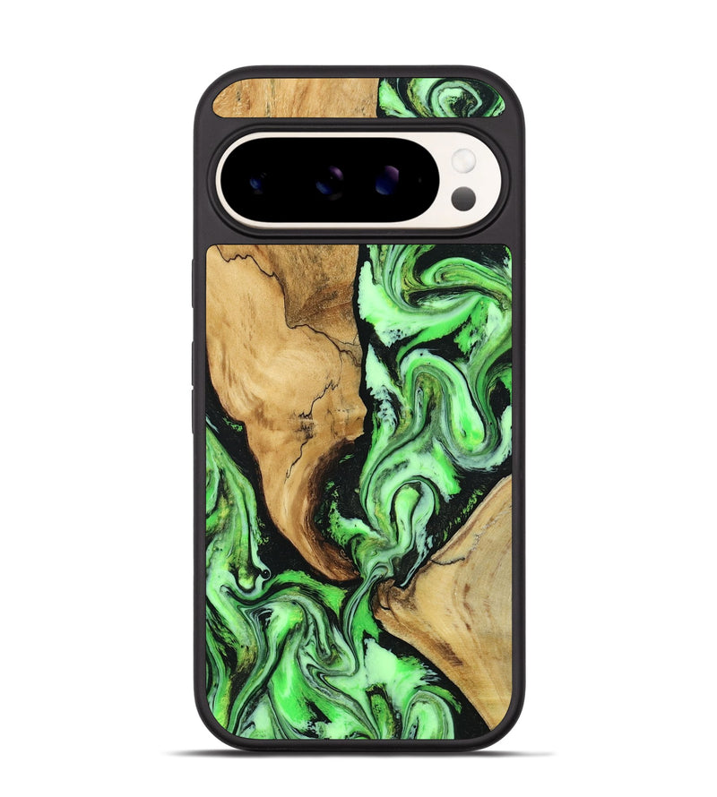 Pixel 9 Pro Wood Phone Case - Maia (Green, 806938)