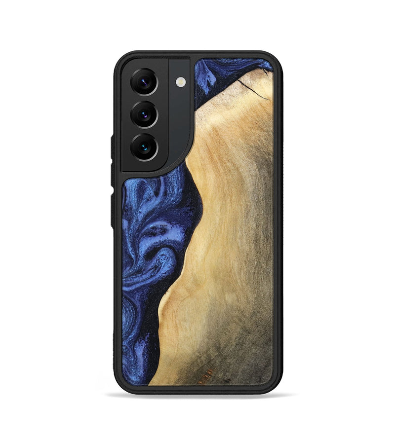 Galaxy S22 Wood Phone Case - Myrtie (Blue, 806952)