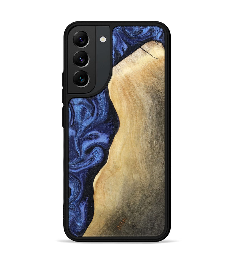 Galaxy S22 Plus Wood Phone Case - Myrtie (Blue, 806952)