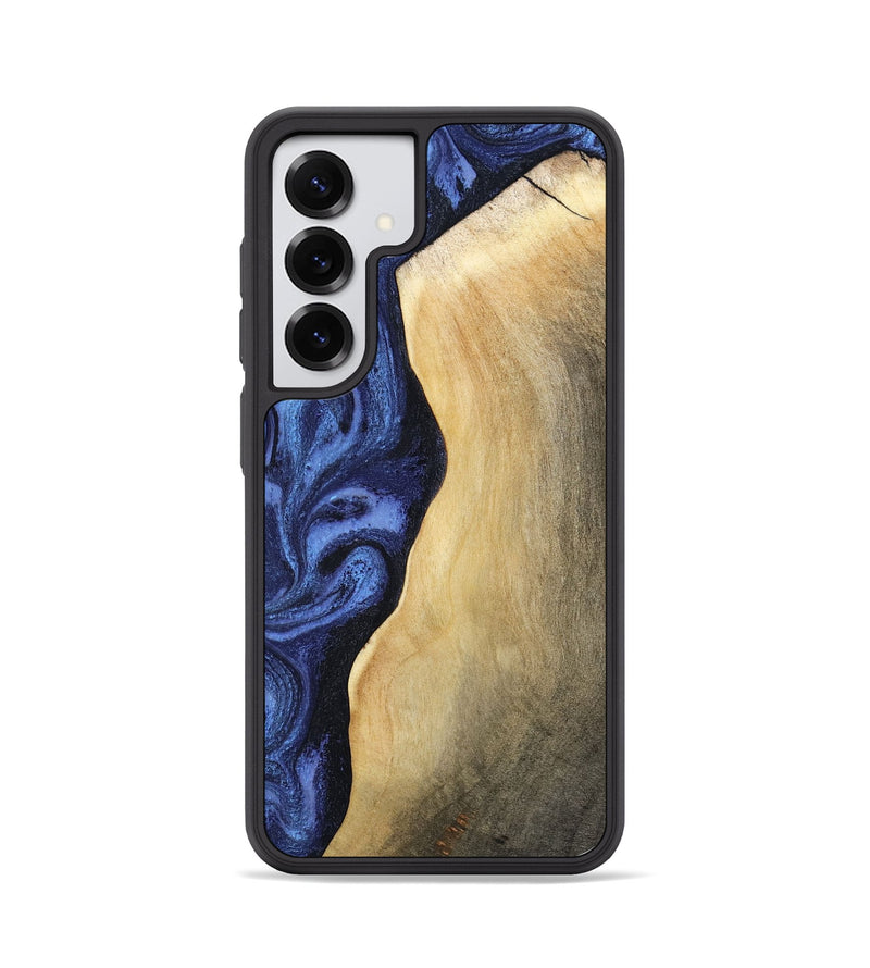 Galaxy S25 Wood Phone Case - Myrtie (Blue, 806952)