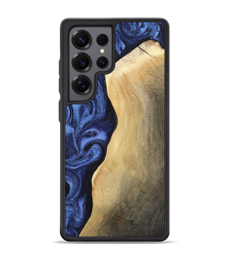 Galaxy S25 Ultra Wood Phone Case - Myrtie (Blue, 806952)