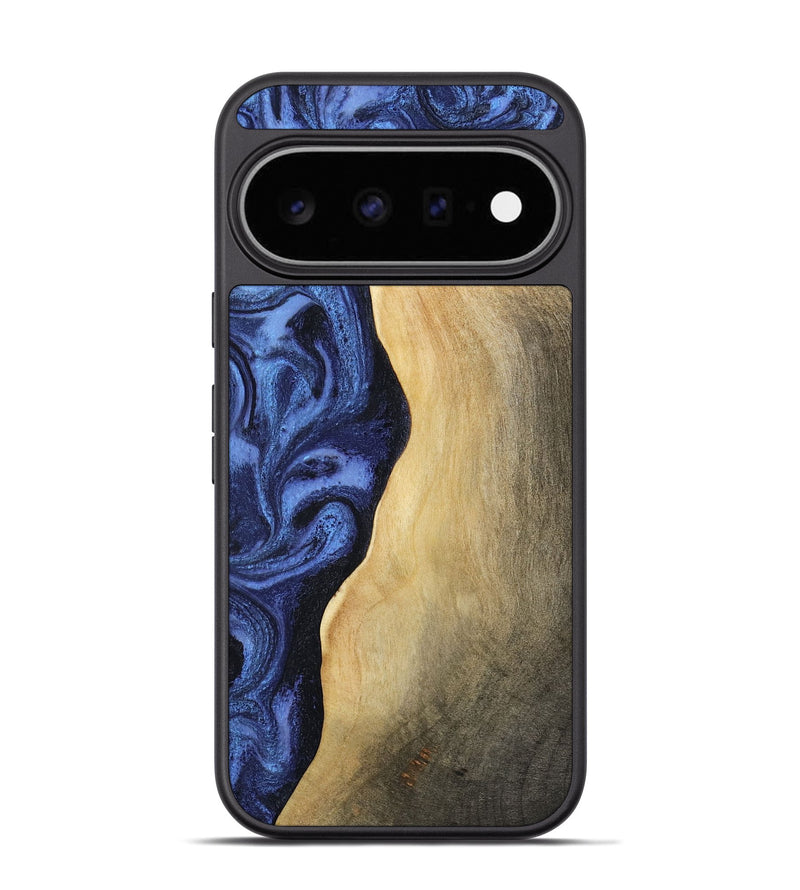 Pixel 11 Pro Wood Phone Case - Myrtie (Blue, 806952)