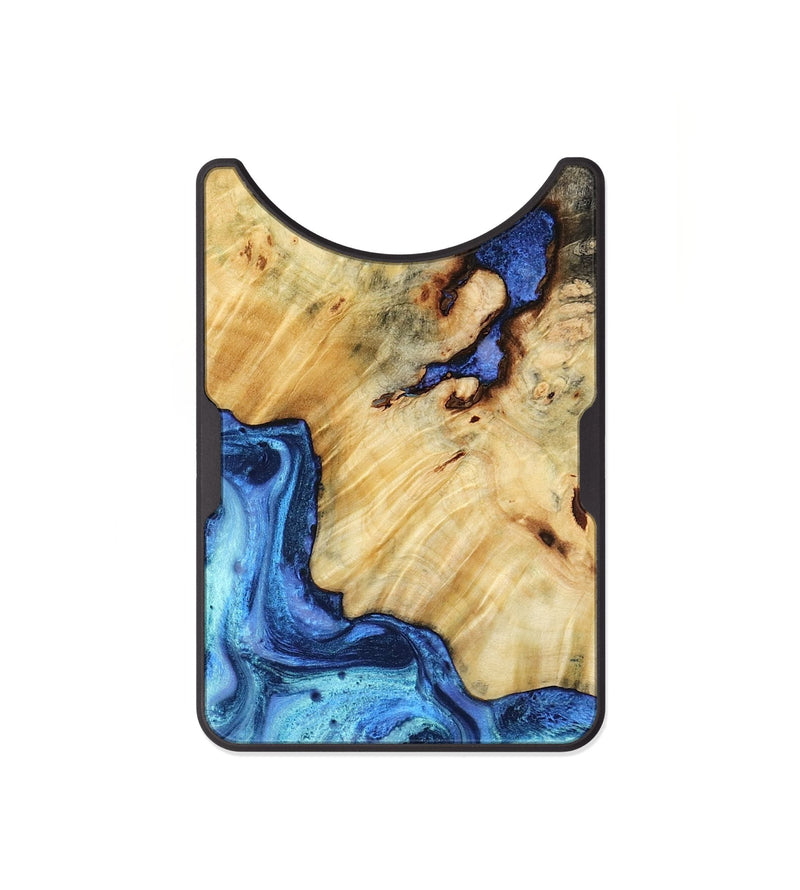 Alloy Wood Wallet - Judie (Blue, 806953)