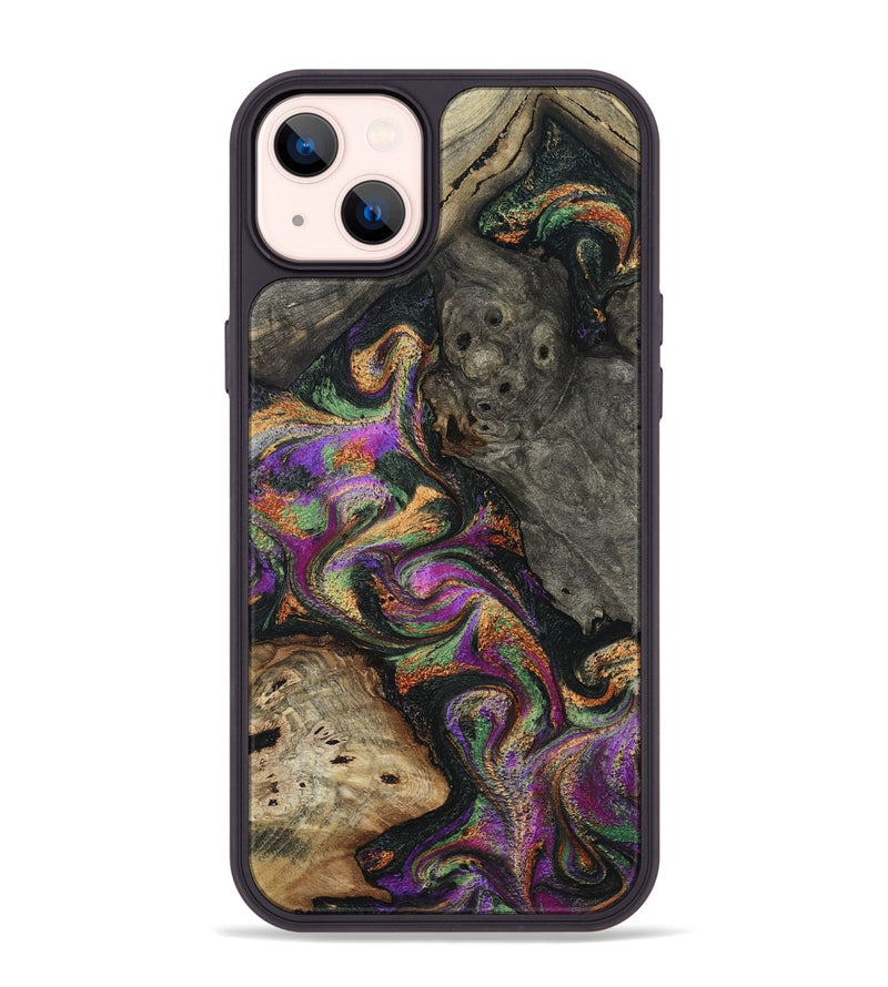 iPhone 14 Plus Wood Phone Case - Lyle (Green, 806963)
