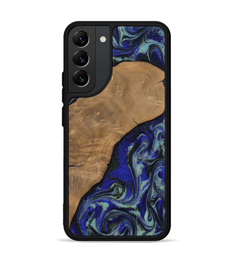 Galaxy S22 Plus Wood Phone Case - Aurora (Blue, 806964)