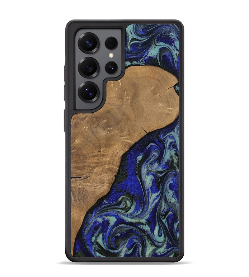 Galaxy S25 Ultra Wood Phone Case - Aurora (Blue, 806964)