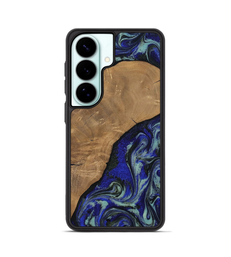 Galaxy S26 Wood Phone Case - Aurora (Blue, 806964)
