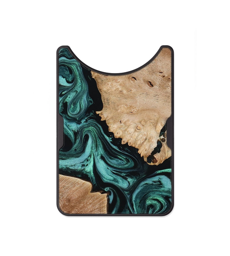 Alloy Wood Wallet - Macy (Green, 806967)