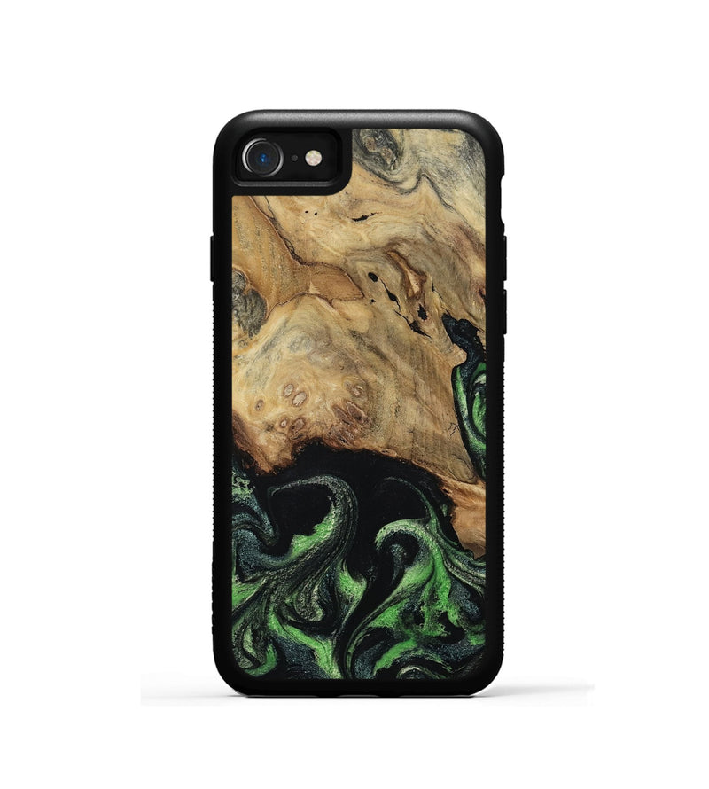 iPhone SE Wood Phone Case - Tess (Green, 806968)