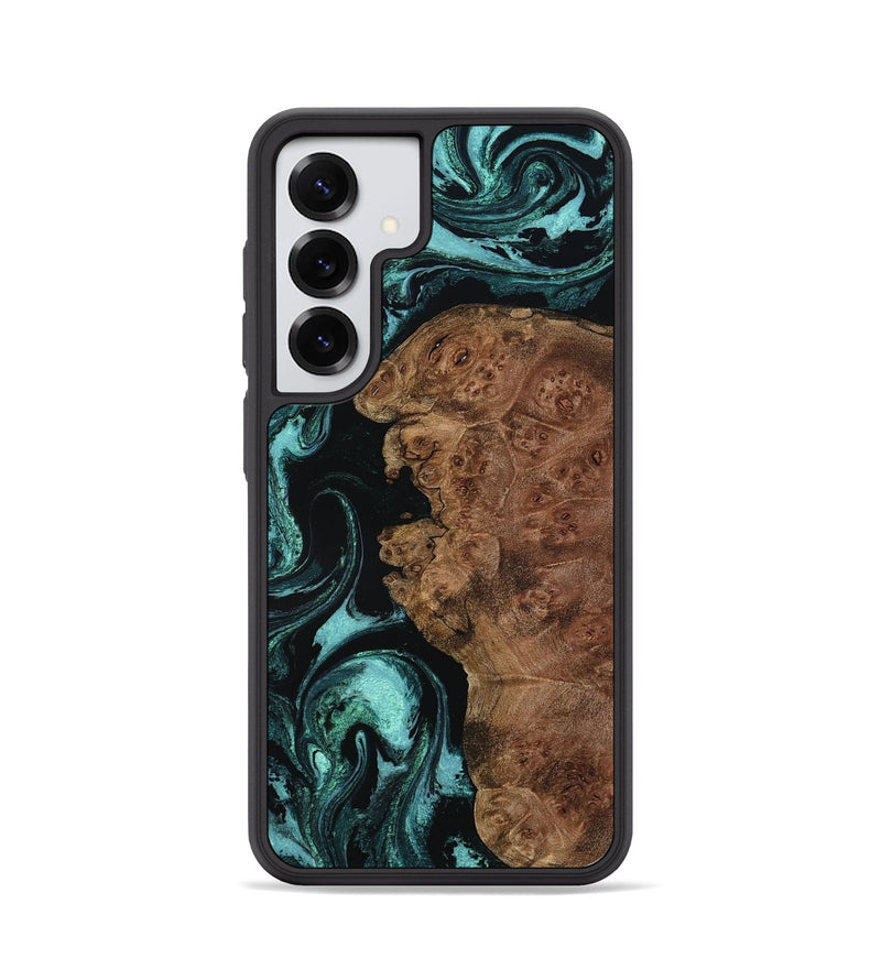 Galaxy S25 Wood Phone Case - Sibyl (Green, 806969)