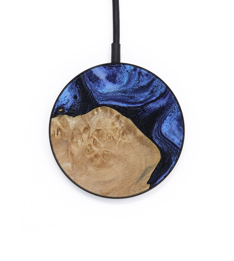 Circle Wood Wireless Charger - Kaiden (Blue, 806976)