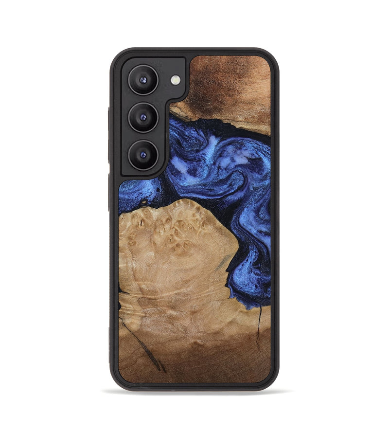 Galaxy S23 Wood Phone Case - Kaiden (Blue, 806976)