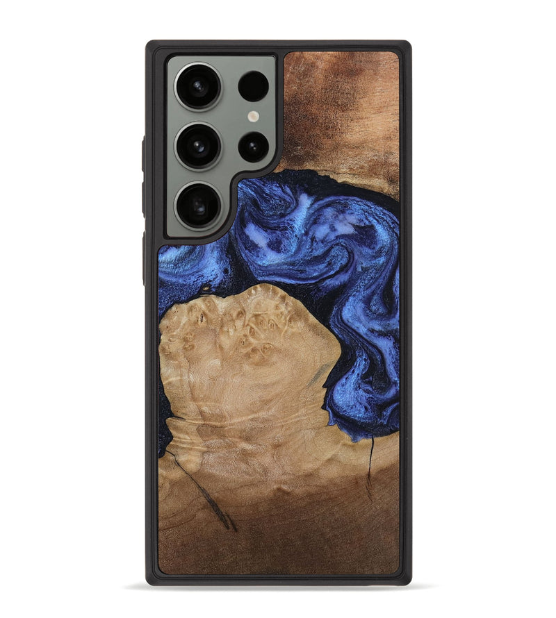 Galaxy S23 Ultra Wood Phone Case - Kaiden (Blue, 806976)
