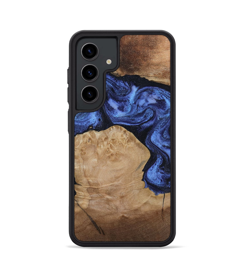 Galaxy S24 Wood Phone Case - Kaiden (Blue, 806976)