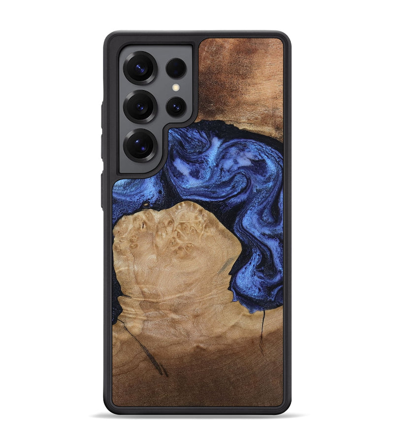 Galaxy S25 Ultra Wood Phone Case - Kaiden (Blue, 806976)