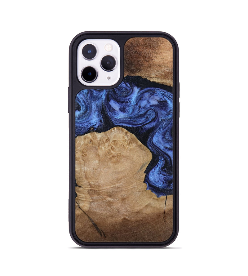 iPhone 11 Pro Wood Phone Case - Kaiden (Blue, 806976)