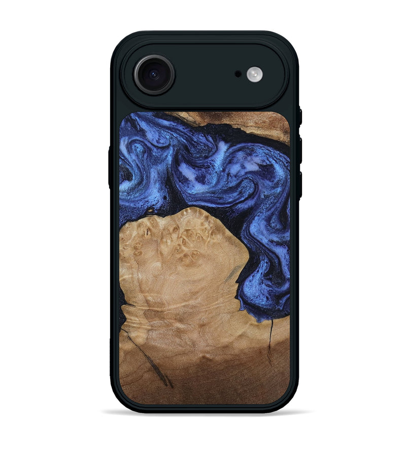 iPhone 17 Air Wood Phone Case - Kaiden (Blue, 806976)