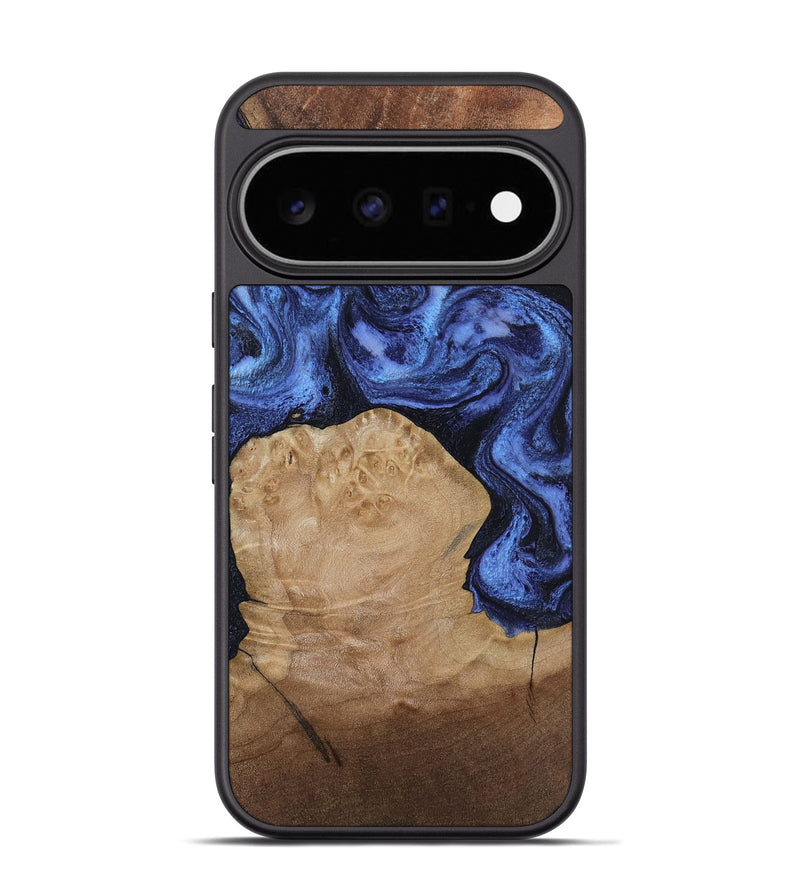 Pixel 11 Pro Wood Phone Case - Kaiden (Blue, 806976)