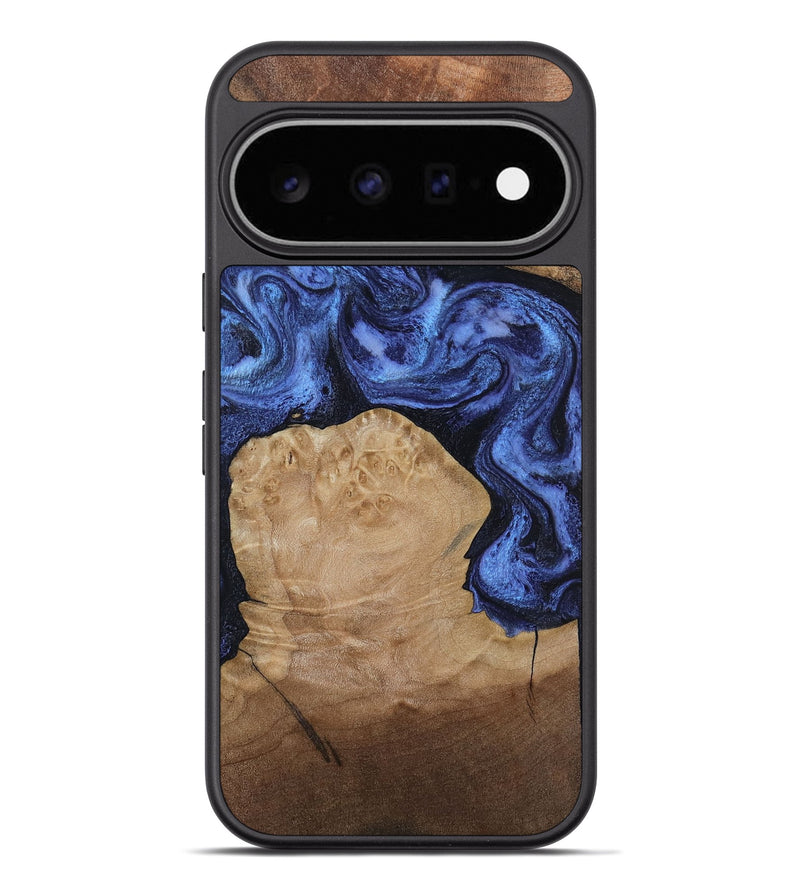 Pixel 11 Pro XL Wood Phone Case - Kaiden (Blue, 806976)