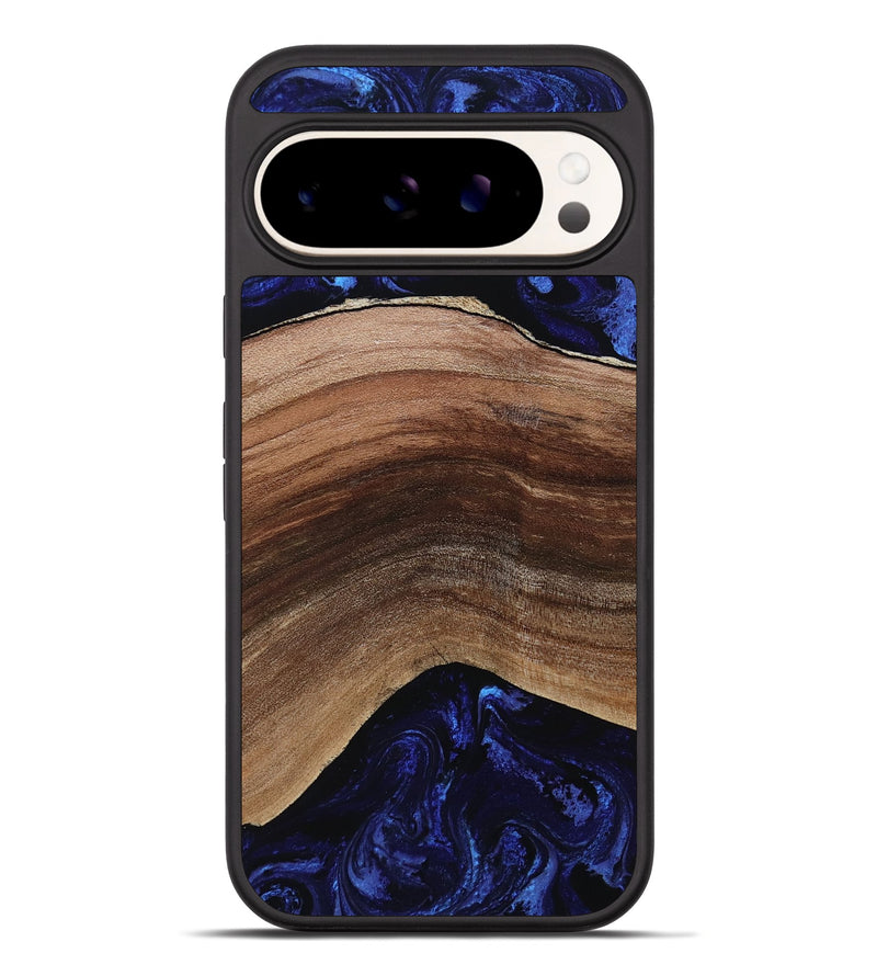 Pixel 10 Pro XL Wood Phone Case - India (Blue, 806981)
