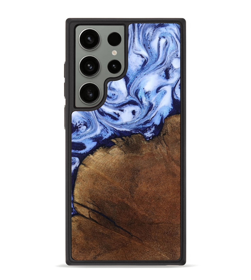 Galaxy S23 Ultra Wood Phone Case - Addison (Blue, 806984)