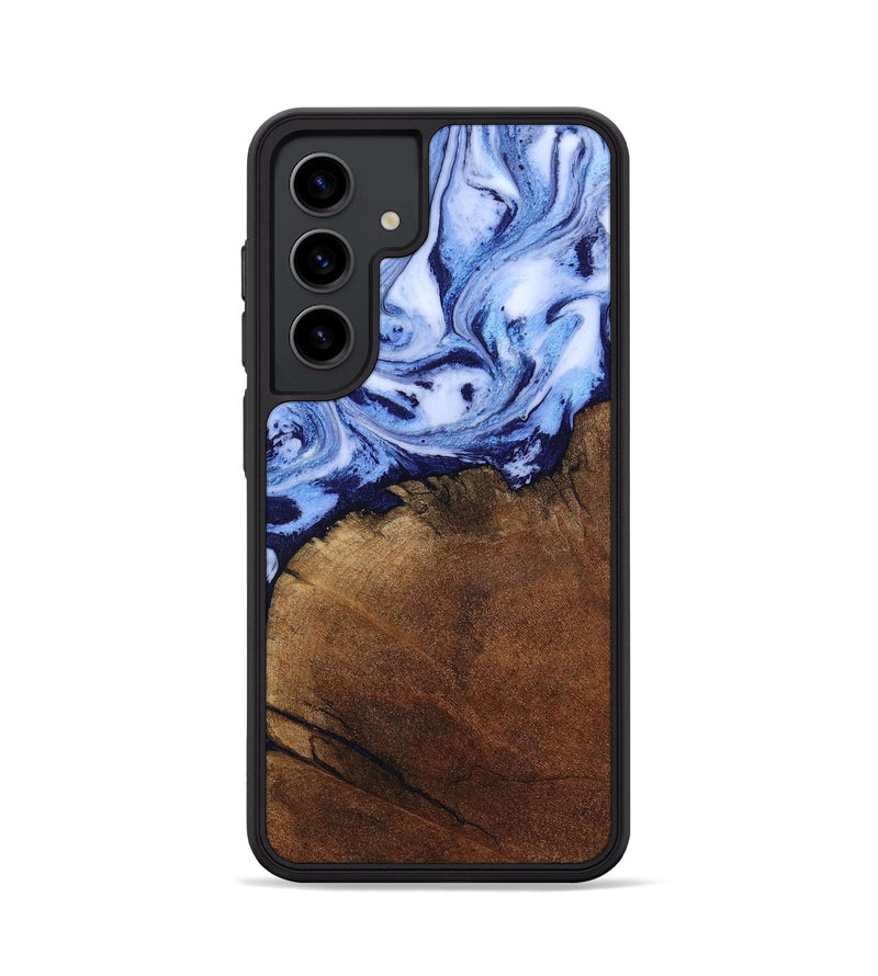 Galaxy S24 Wood Phone Case - Addison (Blue, 806984)