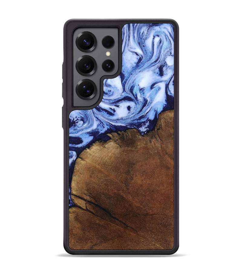 Galaxy S25 Ultra Wood Phone Case - Addison (Blue, 806984)