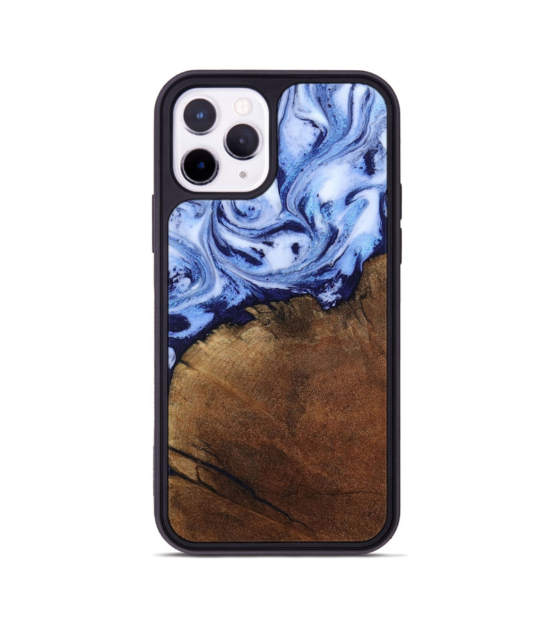 iPhone 11 Pro Wood Phone Case - Addison (Blue, 806984)