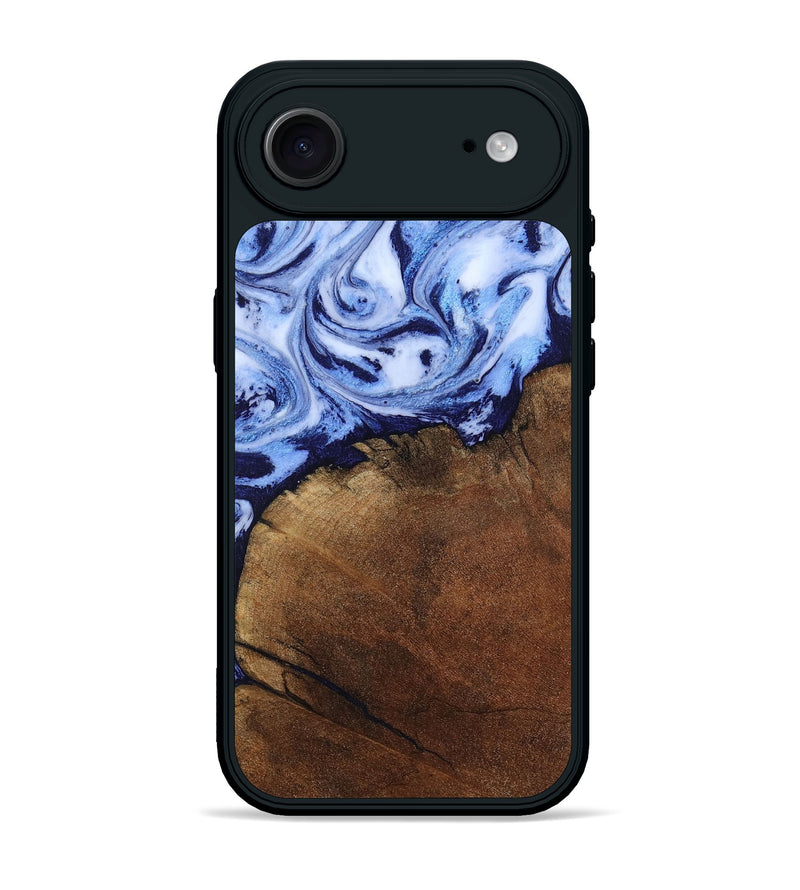 iPhone 17 Air Wood Phone Case - Addison (Blue, 806984)