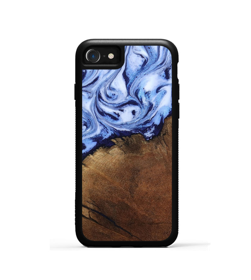 iPhone SE Wood Phone Case - Addison (Blue, 806984)