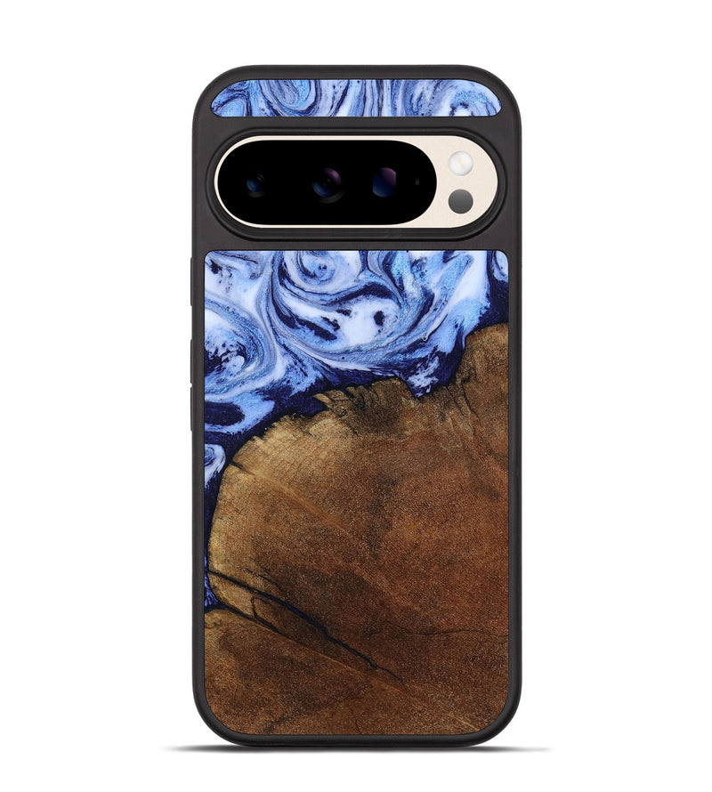 Pixel 10 Wood Phone Case - Addison (Blue, 806984)