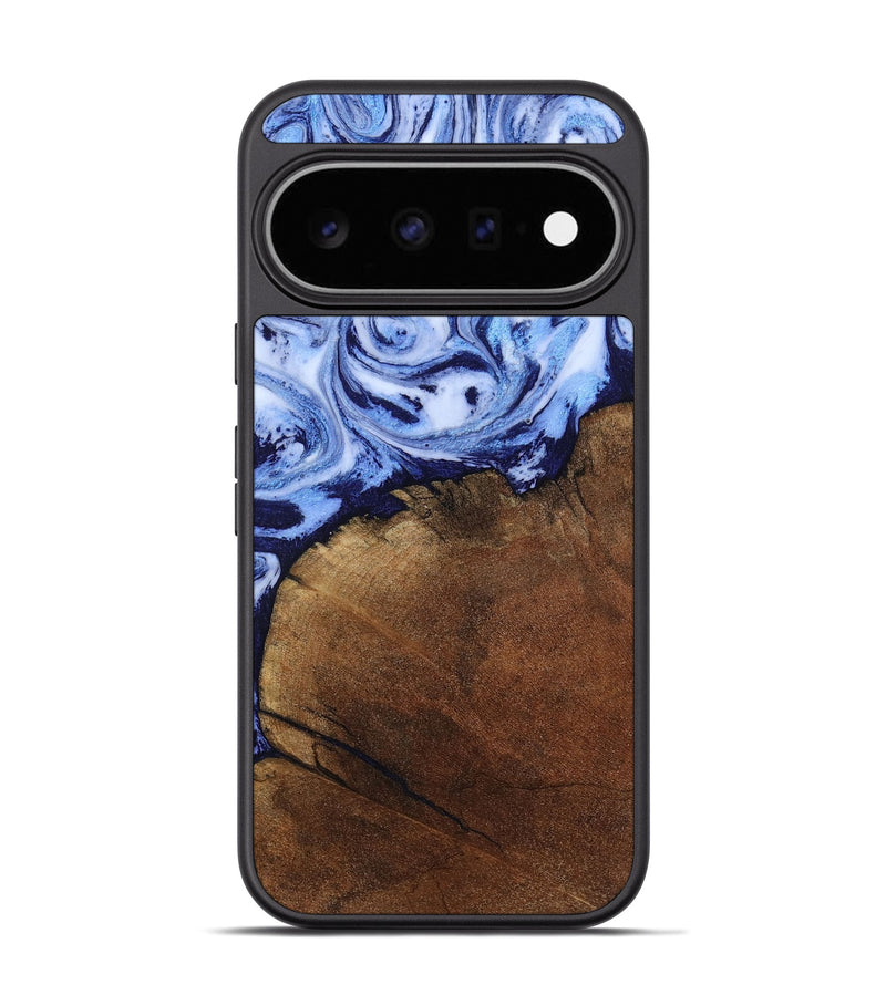 Pixel 11 Pro Wood Phone Case - Addison (Blue, 806984)